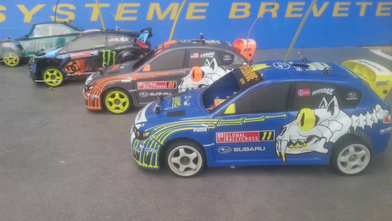 Voitures miniatures Colin McRae 1/16e